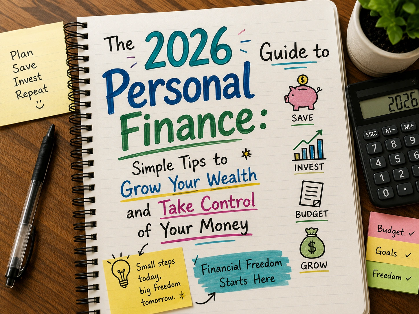 2026 guide to personal finance simple tips to grow your wealth and take control of your money