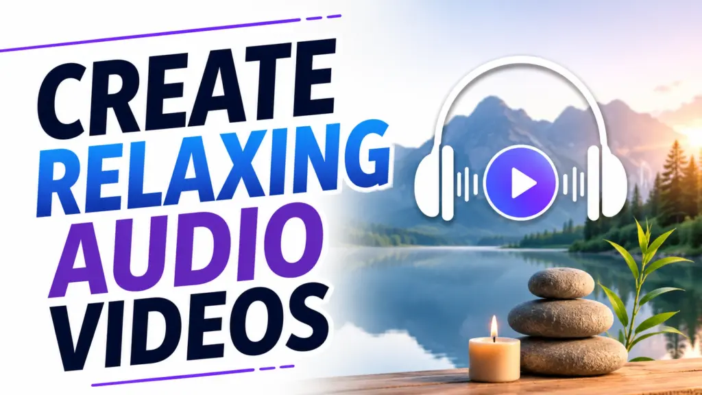 Create Relaxing Audio Videos Create relaxing audio videos with peaceful nature scenes, meditation music, ambient sounds, and calming visuals for YouTube.