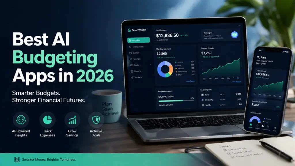 Best AI Budgeting Apps in 2026 Best AI budgeting apps helping users manage personal finances and track expenses in 2026